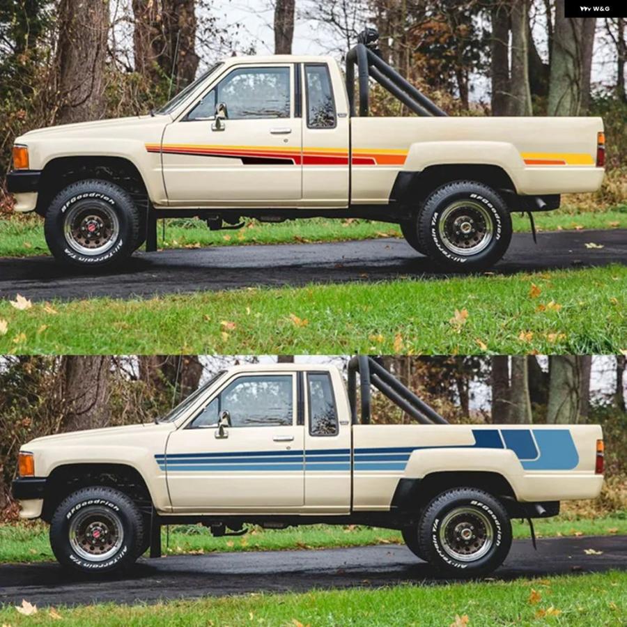 並行輸入品 トヨタ ハイラックス 2ドア用 車用ビニール ステッカー