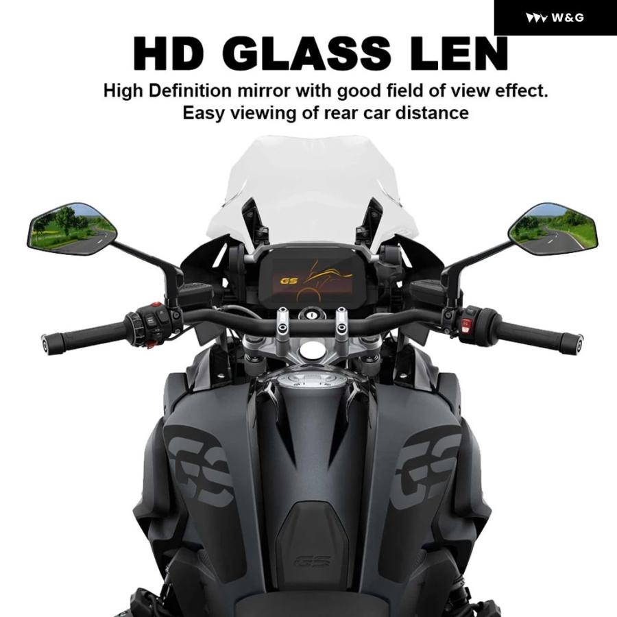 F800R F900XR 高解像度バックミラー BMW R1300GS R1200GS