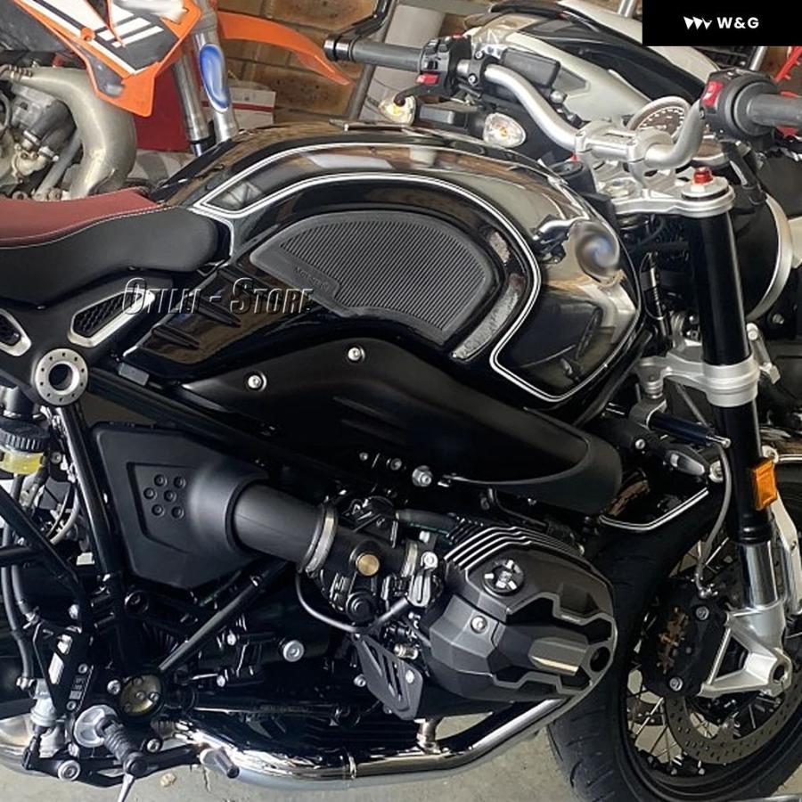 並行輸入品BMW R NINE T レーサー R9T RNINET スクランブラー R NINET ピュアアーバン G/S オートバイ バイク 燃料オイルキャップ タンク パッド カバーの画像