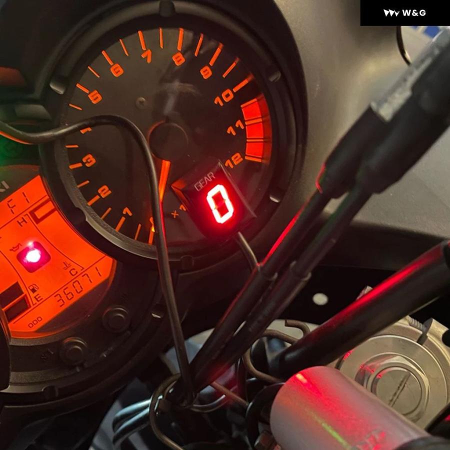 並行輸入品スズキ GSF600 GSF 600 バンディット 2000-04 スペシャル オートバイ バイク アクセサリー LED 1-6 ギア インジケーター スピードの画像