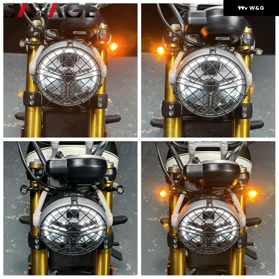 並行輸入品スクランブラー 400X LED ウィンカー フローティングライトスピード 400 2025 オートバイ バイク アクセサリー 点滅 インジケーター ウィンカ_5
