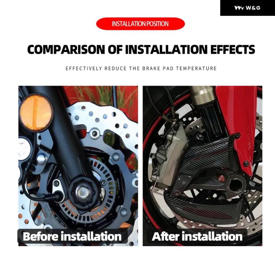 並行輸入品スズキ GSX X- X-R GSXR 1300 2008 + オートバイ バイク アクセサリー ブレーキ キャリパー エア冷却ダクト 取り付けキット ガードの画像