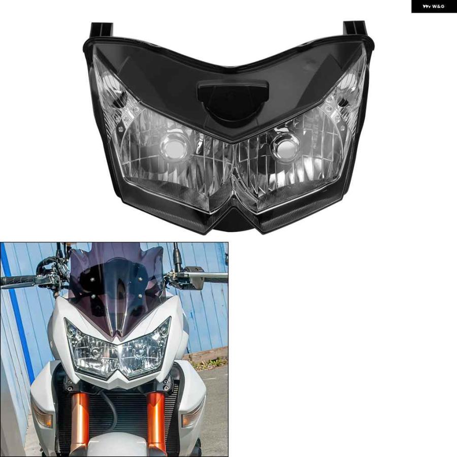 並行輸入品オートバイ バイク クリア ヘッドライト カワサキ Z1000