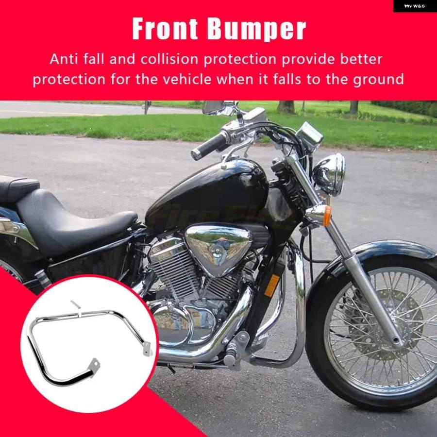 VT400S エンジンガードバイクフレームパーツ クロームメッキ 並行輸入品クローム オートバイ バイク エンジン ガード プロテクター