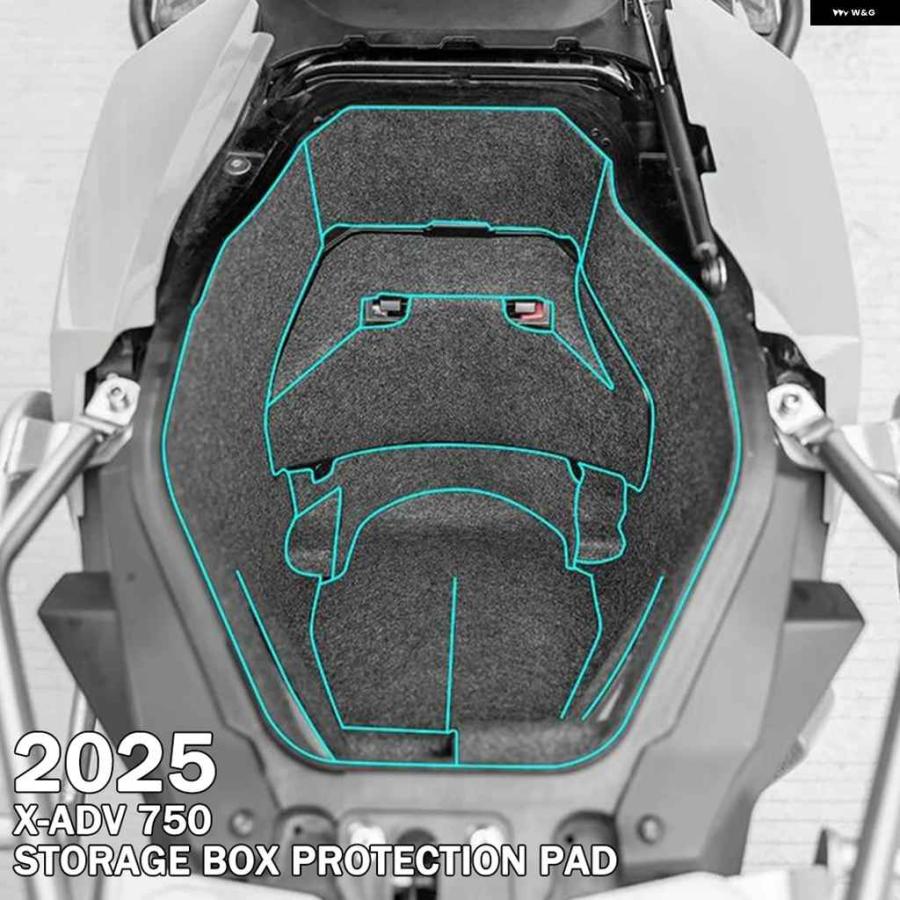 並行輸入品2025 X-ADV 750 アクセサリー オートバイ バイク ボックス