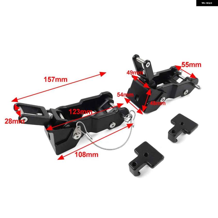 並行輸入品2PCS ブラック カー エンジン フードロックラッチキャッチバックルキット ジープ ラングラー JK JKU JL_1