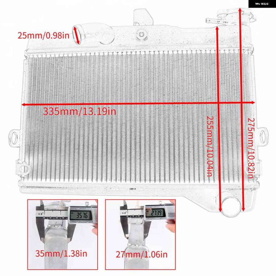 ブランド登録なし - 並行輸入品アロイ 発動機 放熱器 冷やかすクーラーウォータータンク 自動二輪車 自動二輪車 ヤマハ 2019-24 2025