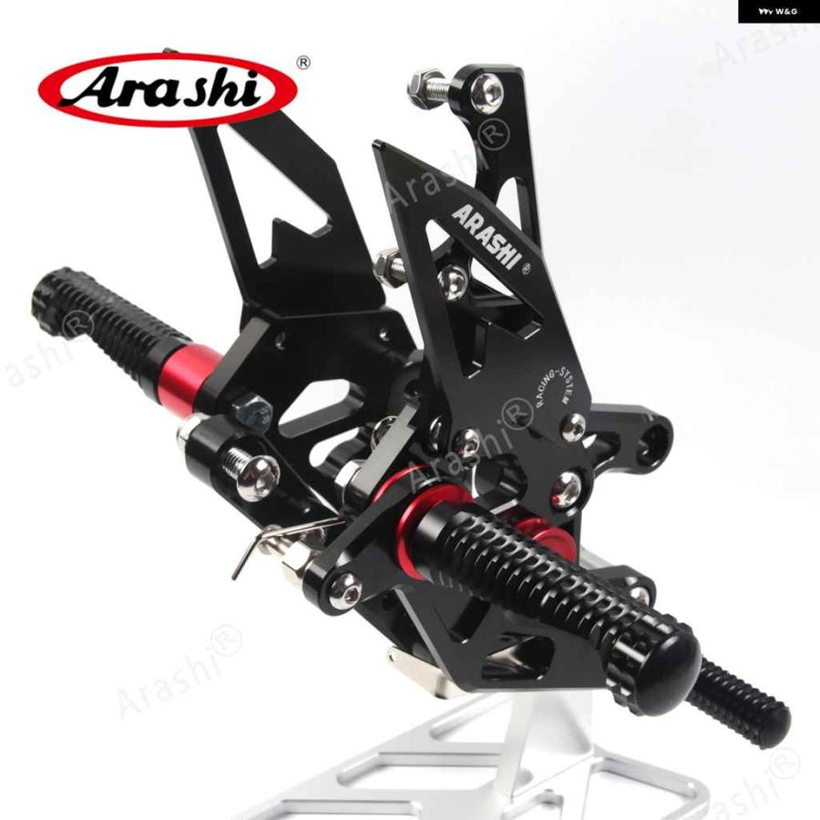 並行輸入品1セット ホンダ CBR1000RR 2004 - 2020 CNC調整可能 フットレスト リアセット フットペグ CBR1000 2008-11_11