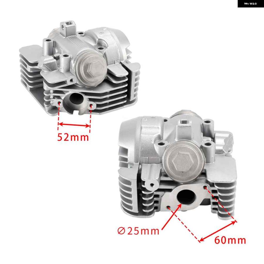 並行輸入品エンジン ヘッド シリンダー EGRなし ヤマハ TT-R125 TTR125E TTR125LE 2000-2022