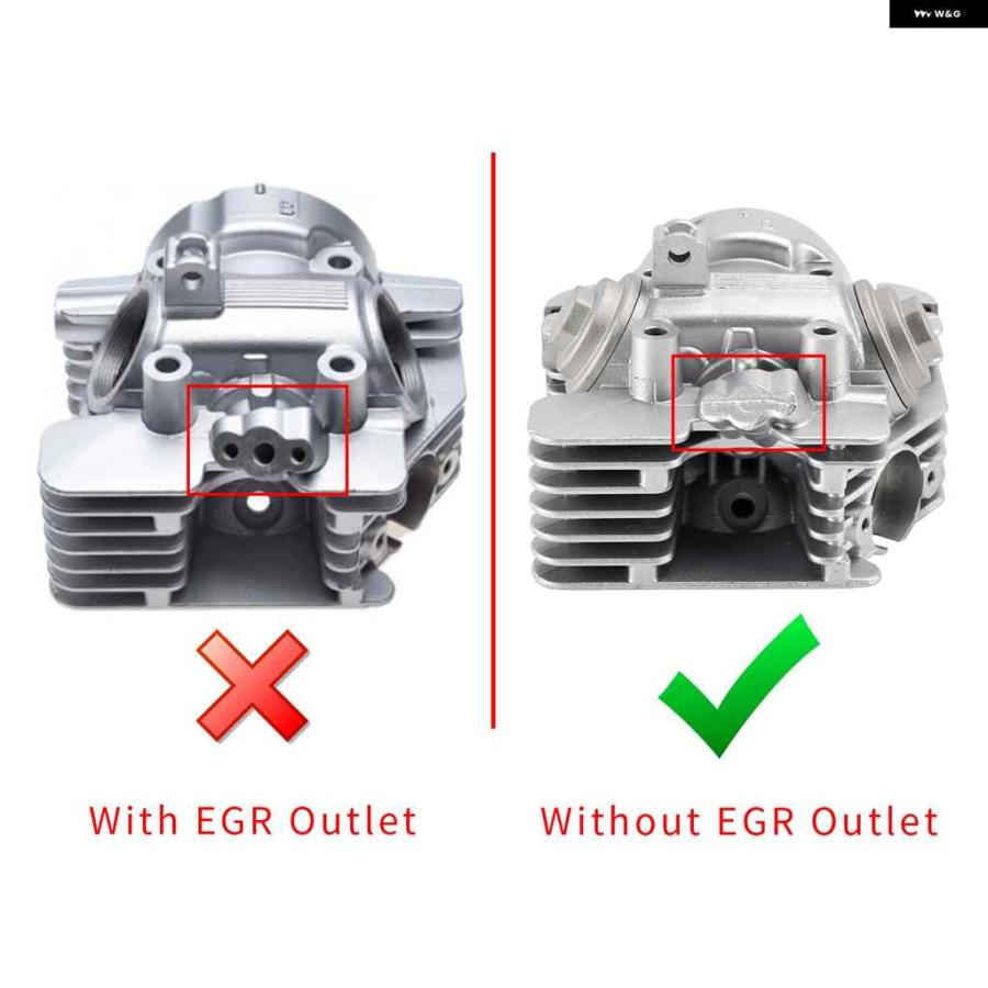 並行輸入品エンジン ヘッド シリンダー EGRなし ヤマハ TT-R125 TTR125E TTR125LE 2000-2022