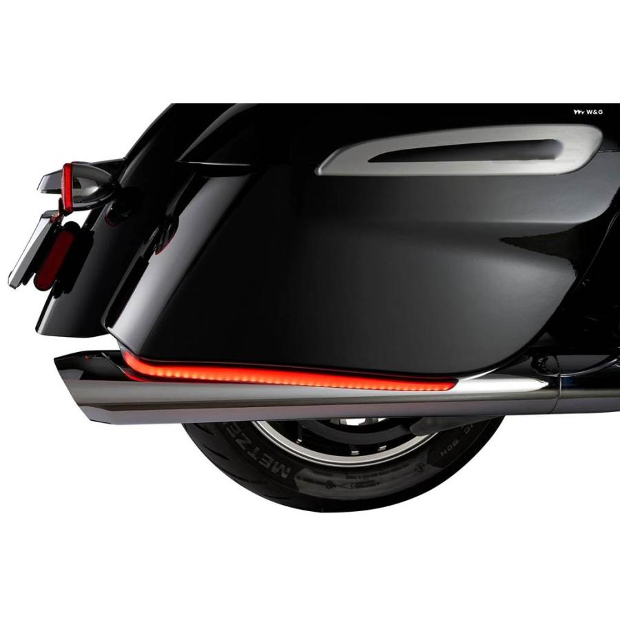 並行輸入品INDIAN CHIEFTAIN ROADMASTER SPRINGFIELD オートバイ スモークトレーサー リア サドルバッグ LED ターン/ ブレーキライト_5