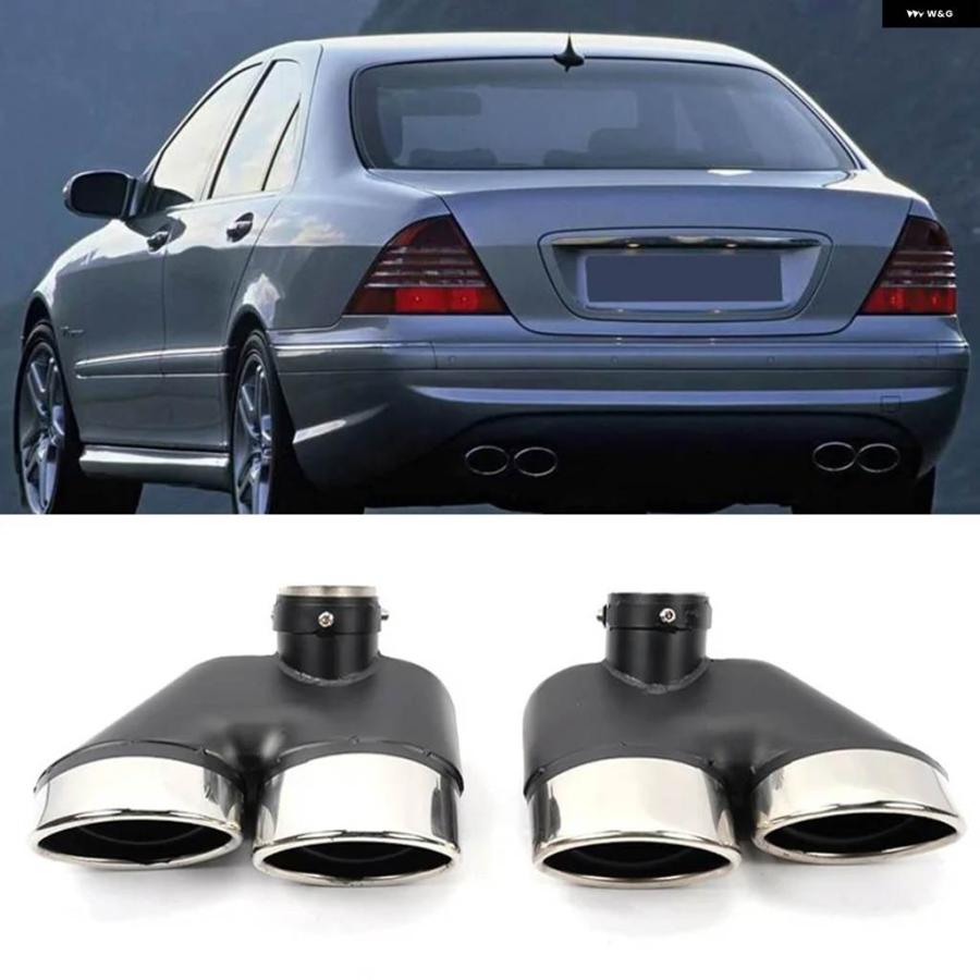 W220 社外マフラー 並行輸入品メルセデス ベンツ W220 AMG エンドマフラー排気 パイプ