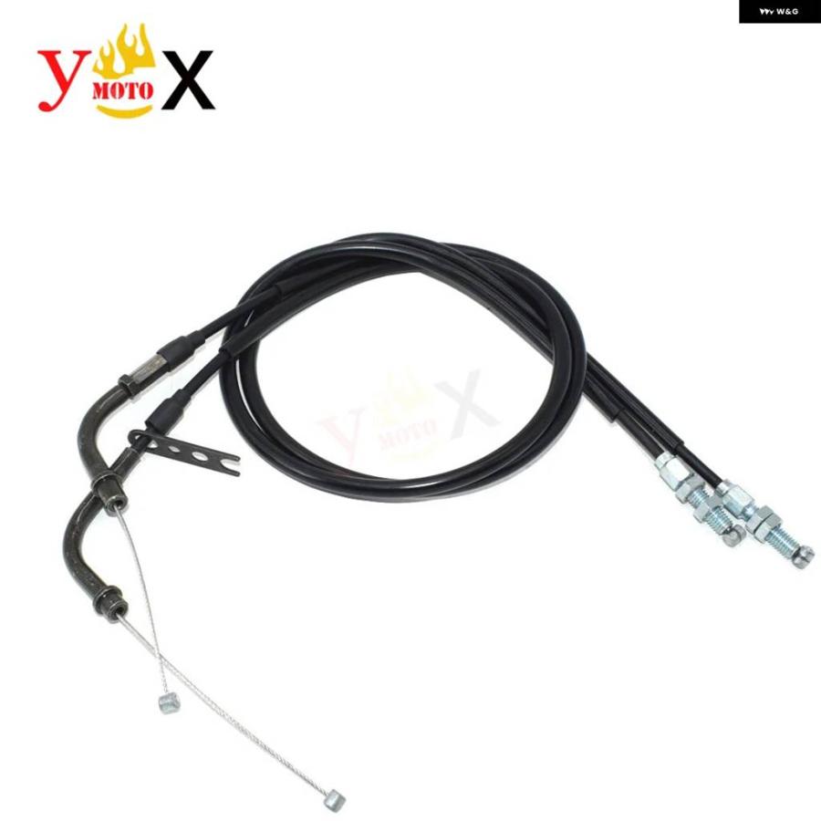 並行輸入品 GSX-R 600/750 06-10 K6 K8 オートバイ アクセル プッシュ /プル スロットル ケーブル ワイヤーライン スズキ GSXR600 GSXR750の画像