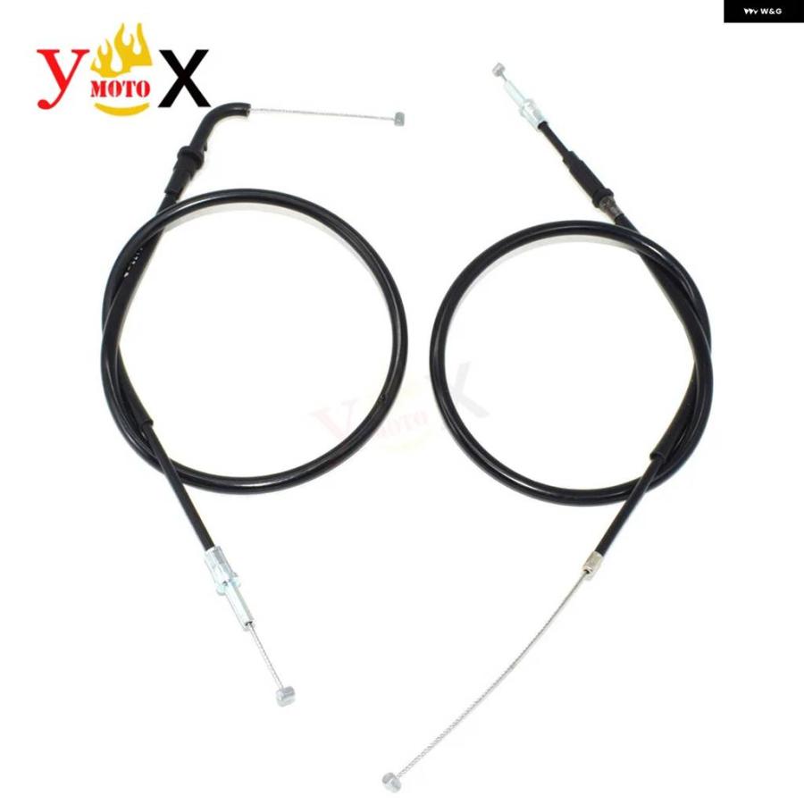 並行輸入品 Z 400 18-24 オートバイ アクセラレーター プッシュ /プル スロットル ケーブル ワイヤーライン カワサキ EX400 Z400 2018-2024の画像