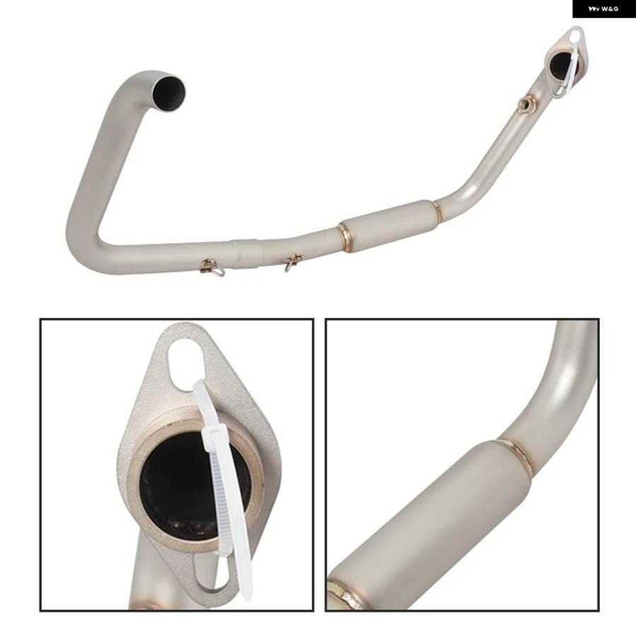 並行輸入品 スリップオン ベネリ TNT125 TNT135 TNT 125 135 2017 - 2022 モトサイクル排気 システム フロントミドルリンク パイプ_15