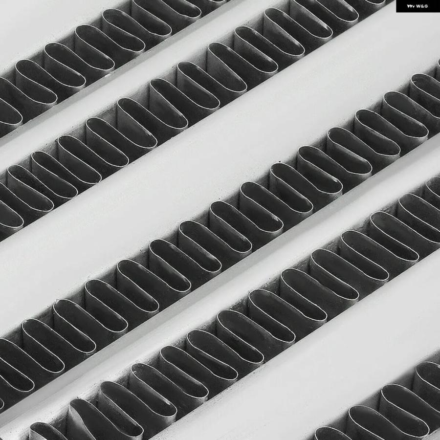 並行輸入品 450*140*65MM ターボインタークーラーバープレート OD51MM フロント マウント インタークーラーの画像