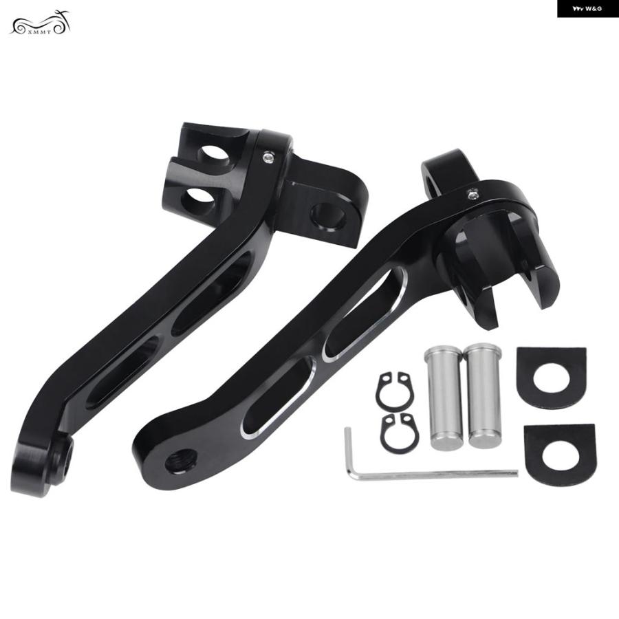 ブランド登録なし - 並行輸入品 自動二輪車 はね除ける牡 マウント フットペグ ヒールレスト 鉤括弧 ハーレー ソフテイル ダイナFXD ファットボブ 運動競技はやりっ子 XL883 XLH883/12