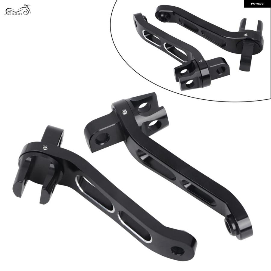 ブランド登録なし - 並行輸入品 自動二輪車 はね除ける牡 マウント フットペグ ヒールレスト 鉤括弧 ハーレー ソフテイル ダイナFXD ファットボブ 運動競技はやりっ子 XL883 XLH883/12