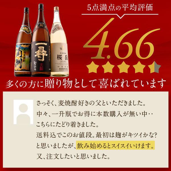 焼酎 麦 1800ml 桜岳 一尋 南洲 3本 飲み比べ セット 高級 お酒 ギフト プレゼント 贈り物 お祝い 誕生日 本坊酒造 | 本坊酒造 | 15