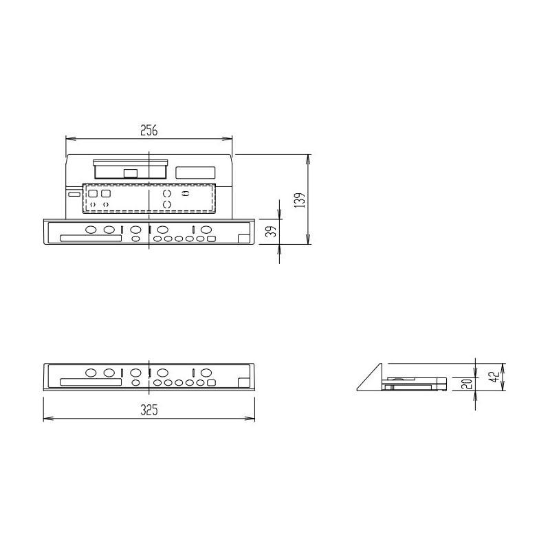 LIXIL（リクシル） 354-1415D シャワートイレ リモコン CW-E61AQA