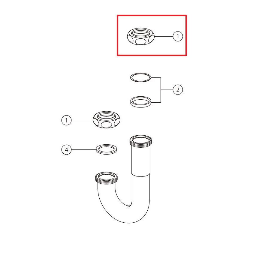 LIXIL（リクシル） LIXIL INAX 水栓部品 37-24 25mmパイプ袋ナット