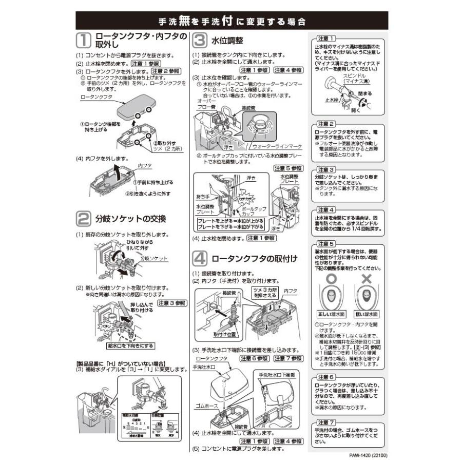 LIXIL（リクシル） A-11534A/色 手洗交換キット(手洗なし→手洗ありへ