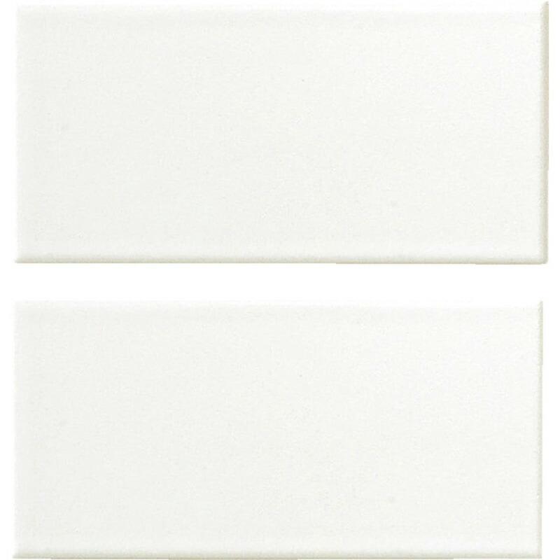 【syuさん専用】白いタイル 252枚　スペイン製INMETRO　WHITE BE-001（白マット）［20枚セット］ ベント 150x75角平 美濃焼タイル