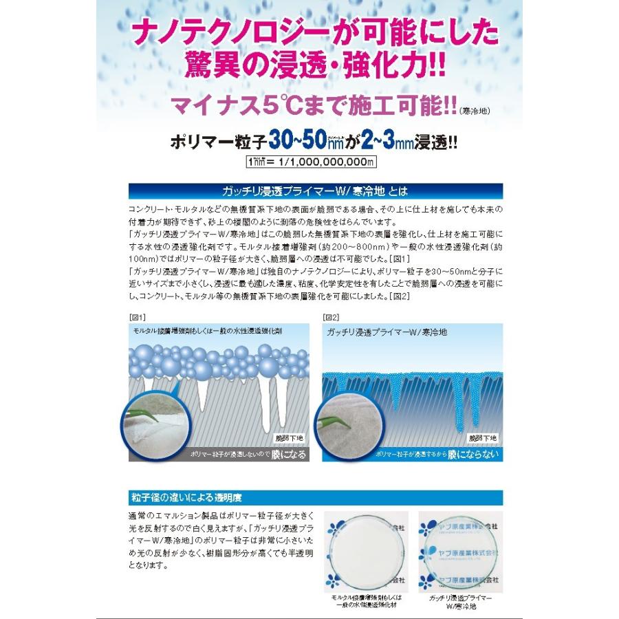 ヤブ原産業 ガッチリ浸透プライマーW 14KG ポリペール缶 : ホーム 