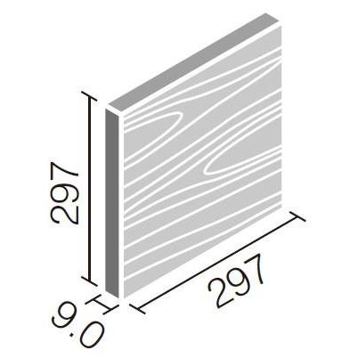 サーモタイル　ヒノキ　300mm角平(内床・壁タイプ)　IFT-300　HNK-22