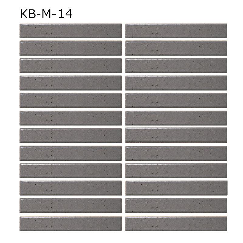 名古屋モザイク 華窯ボーダー KB-M-14 シート販売 144×19ボーダー