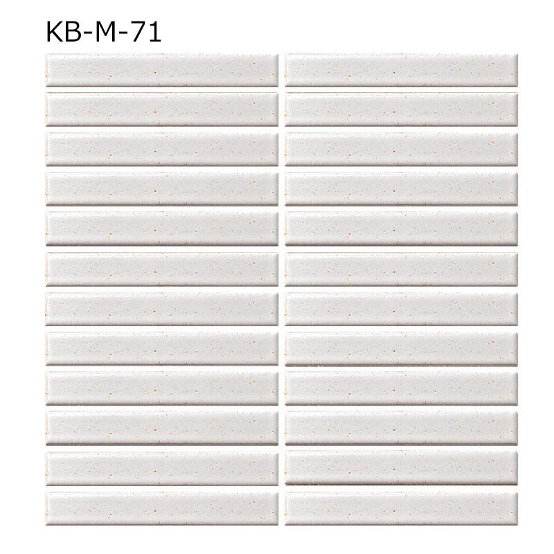 名古屋モザイク 華窯ボーダー KB-M-71 シート販売 144×19ボーダー