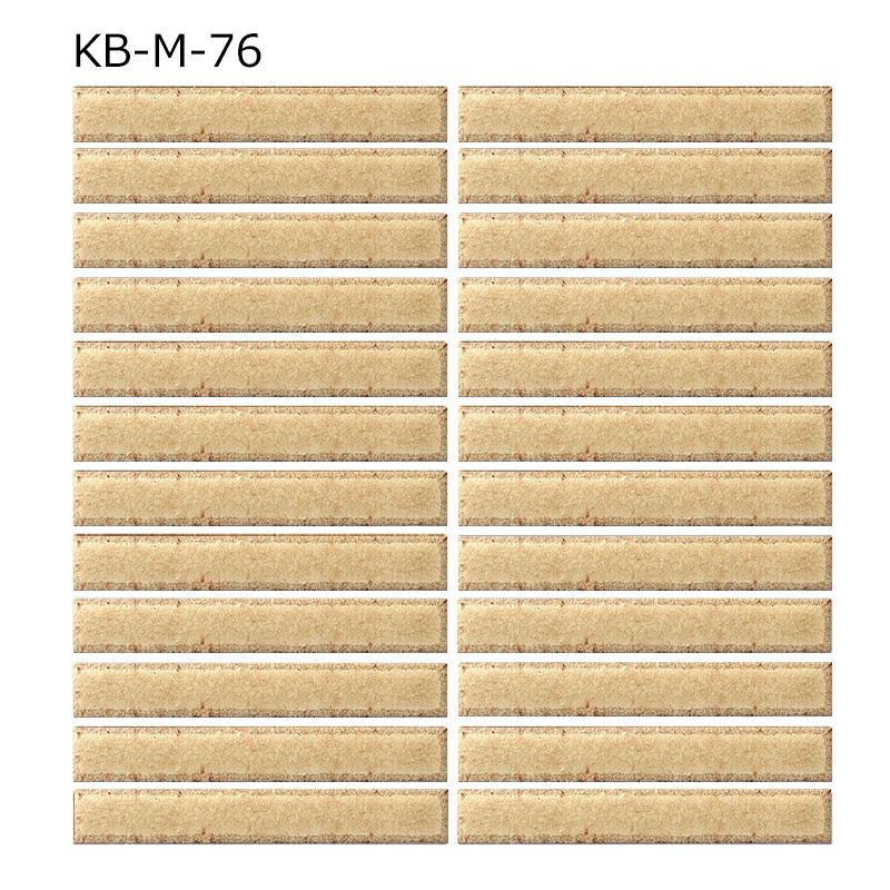 名古屋モザイク 華窯ボーダー KB-M-76 シート販売 144×19ボーダー 