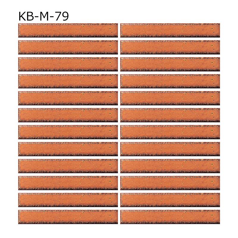 名古屋モザイク 華窯ボーダー KB-M-79 シート販売 144×19ボーダー