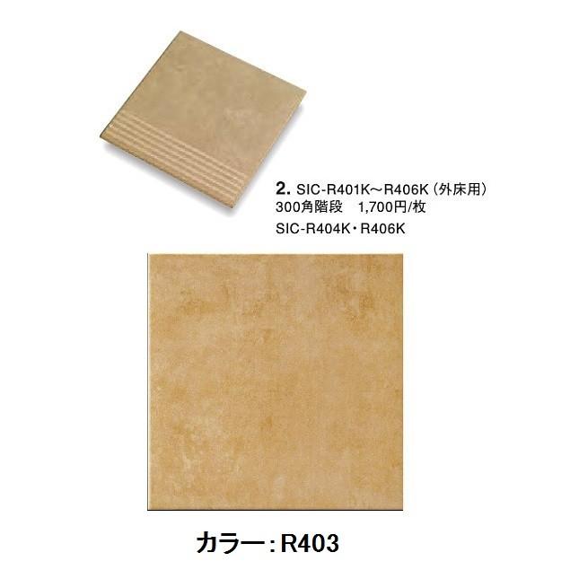 名古屋モザイク シクロイド 300角階段(外床用)(バラ) SIC-R403K