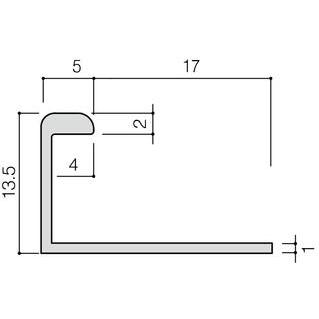 SM-2700J/W-9(ホワイト)　装飾見切り材(壁用)　壁見切り9J　推奨タイル厚 6.6〜9.0mm　LIXIL　リクシル｜home-design｜02