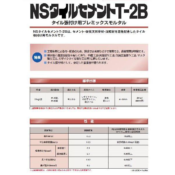 日本化成 NSタイルセメント T-2B 25kg : ホームデザイン - 通販