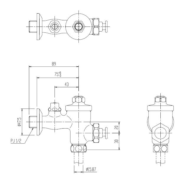 LIXIL(INAX) 小便フラッシュバルブ本体(普通形) UF-110 :uf-110:ホームデザイン - 通販 - Yahoo!ショッピング