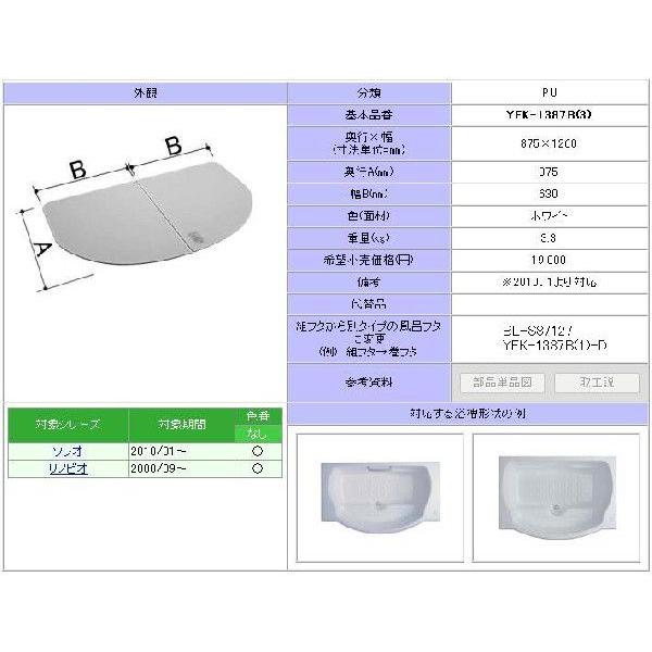 LIXIL（リクシル） YFK-1387B(3) 1300用組フタ(2枚) LIXIL(INAX 