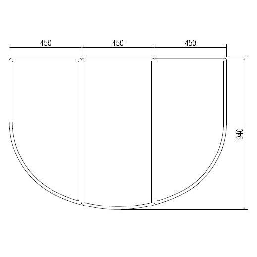 LIXIL（リクシル） YFK-1494C(1) 1400用組フタ(3枚) LIXIL(INAX 