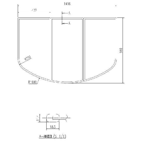 LIXIL（リクシル） YFK-1694C(1) 1600用組フタ(3枚) LIXIL(INAX