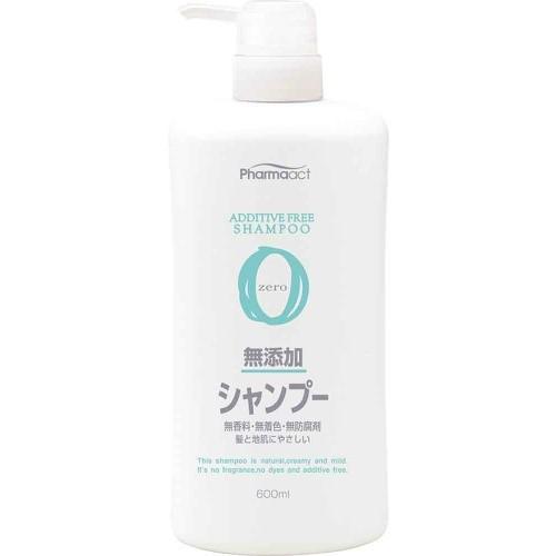 【あわせ買い1999円以上で送料お得】熊野油脂 ファーマアクト 無添加シャンプー 600ml 本体 ボトルタイプ  ヘアケア｜home-life