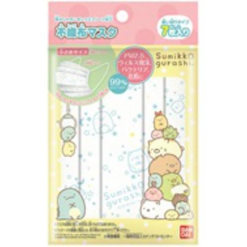 【あわせ買い1999円以上で送料お得】バンダイ 不織布マスク すみっコぐらし 7枚入｜home-life