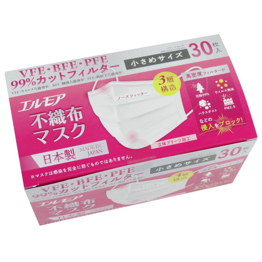 あわせ買い1999円以上で送料お得)カミ商事 エルモア 不織布マスク