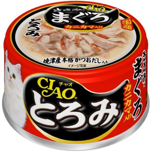 【あわせ買い1999円以上で送料お得】いなば チャオ とろみ ささみ・まぐろ カニカマ入り 80g｜home-life