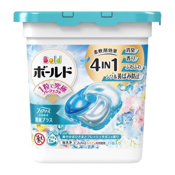 ボールドジェルボール 爽やかおひさまとフレッシュサボンの香り　98個入×3袋 ボールド (あわせ買い1999円以上で送料お得)P&G ジェルボール 4IN1