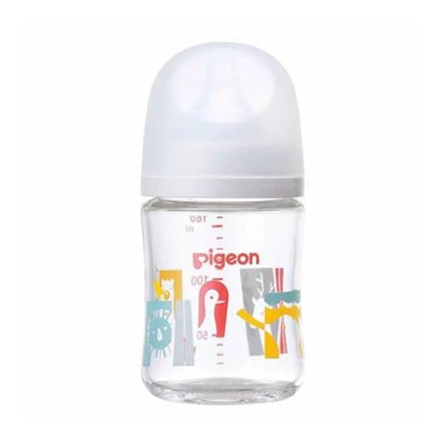 【あわせ買い1999円以上で送料無料】ピジョン 母乳実感 哺乳びん 耐熱ガラス Zoo 160ml