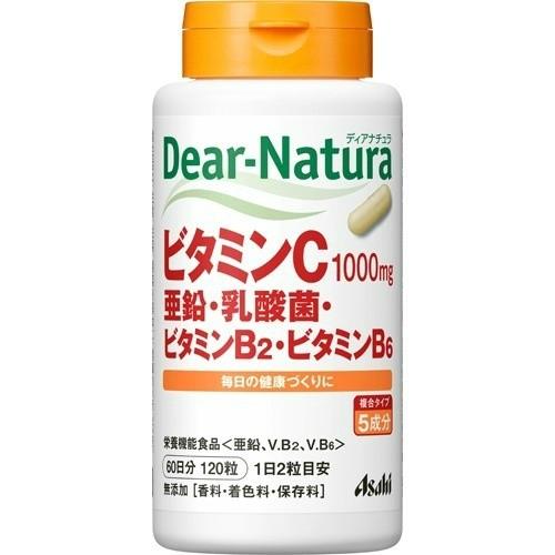 【あわせ買い1999円以上で送料お得】アサヒ ディアナチュラ  ビタミンC ・亜鉛・乳酸菌・ビタミンB2・ビタミンB6  60日｜home-life