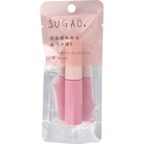 【あわせ買い1999円以上で送料お得】ロート製薬 SUGAO ジュレ感 シアーリップティント ベリーピンク 4.7ml｜home-life