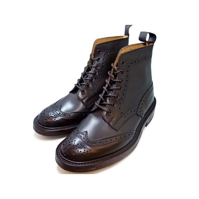 TRICKER`S (トリッカーズ) MALTON 2508 (ESPRESSO) モルトン カントリーブーツ ウィングチップブーツ ダイナイトソールの画像