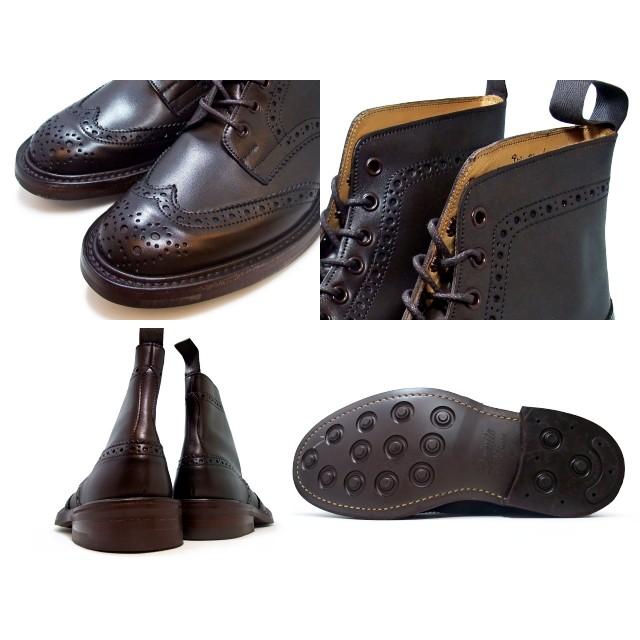 TRICKER`S (トリッカーズ) MALTON 2508 (ESPRESSO) モルトン カントリーブーツ ウィングチップブーツ ダイナイトソールの画像